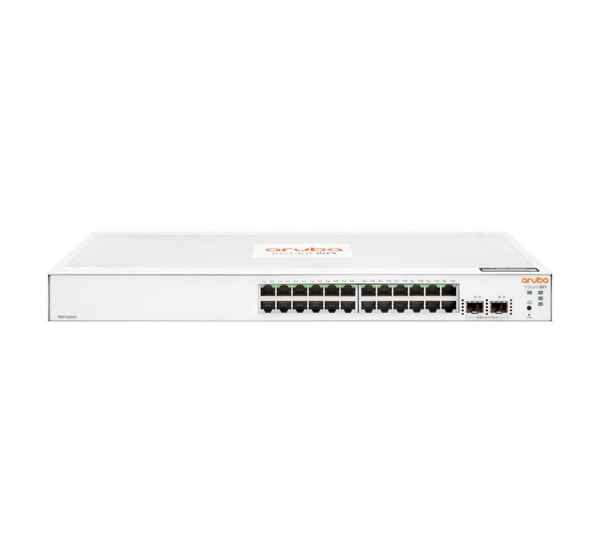 Mrežni Prekidač HPE NW ION 1830 24G 2SFP JL812A (24 Gigabitna porta, 2 SFP porta)-0