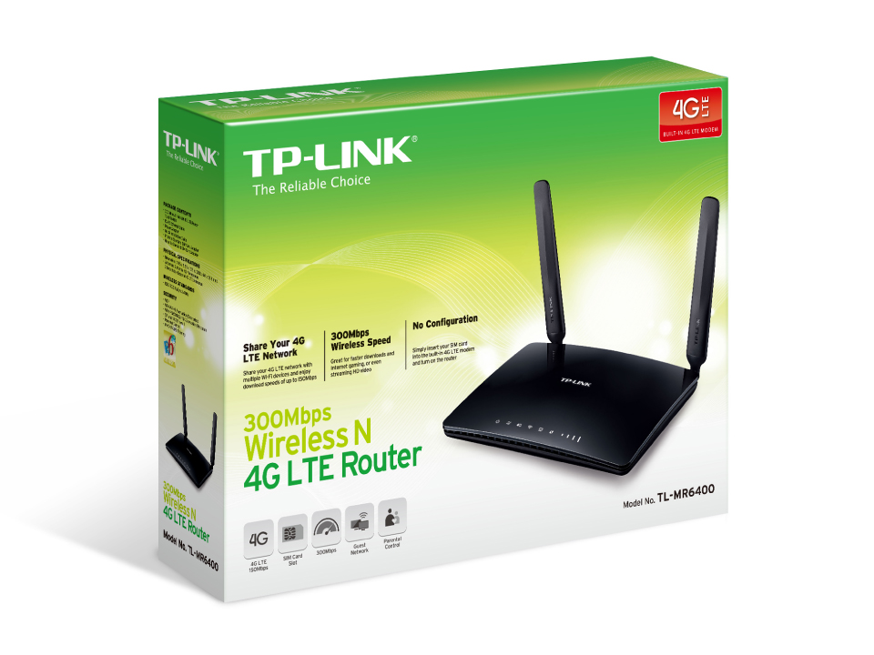 Mrežna oprema Router TP-LINK TL-MR6400 300Mbps Wireless N 4G LTE-9