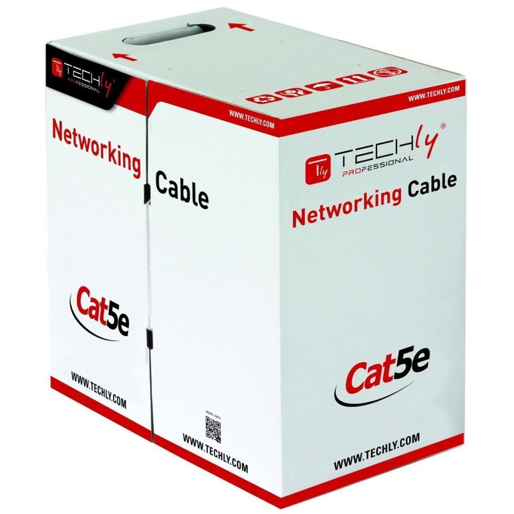 Mrežni kabel UTP Cat5e TECHLY ITP7-UTP-IC-CCA (305 m, U/UTP) sivi-0