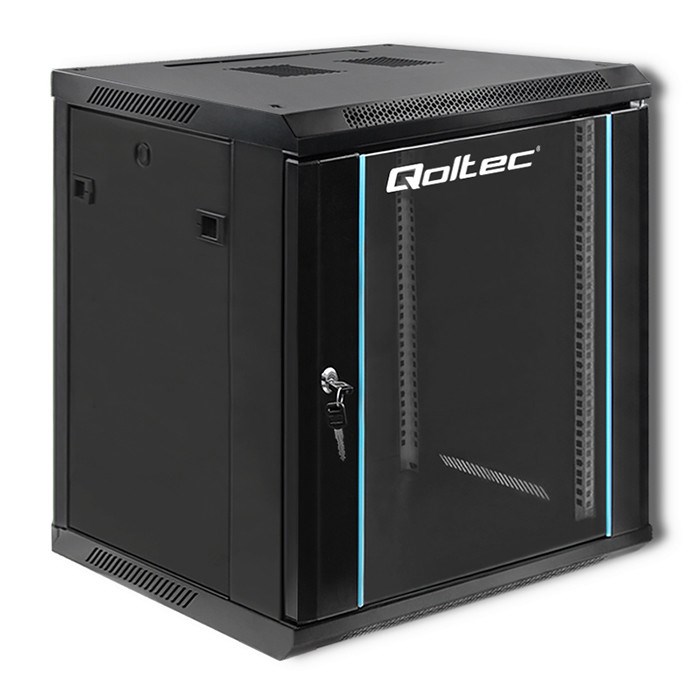 Mrežni ormar QOLTEC (19", 12U, 600x635x600)
