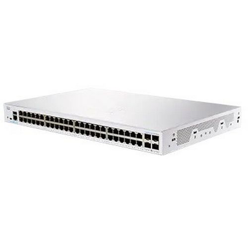 Mrežni preklopnik CISCO CBS250-48T-4X-EU (Managed L2/L3, Gigabit Ethernet, srebrni)