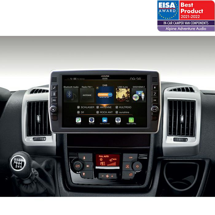 Multimedija i navigacija ALPINE X903D-DU2 (9" okretni zaslon, za Fiat Ducato III, Citroen Jumper II i Peugeot Boxer II) + POKLON PARKING KAMERA APLINE HCE-C1100D-1