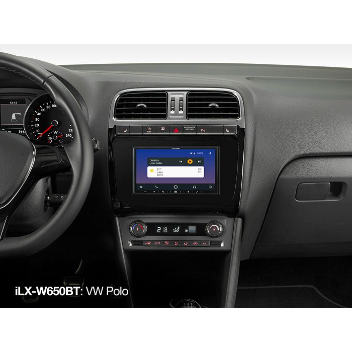 Multimedijska jedinica ALPINE ILX-W650BT (Apple CarPlay, Android Auto) + POKLON PARKING KAMERA APLINE HCE-C1100-4