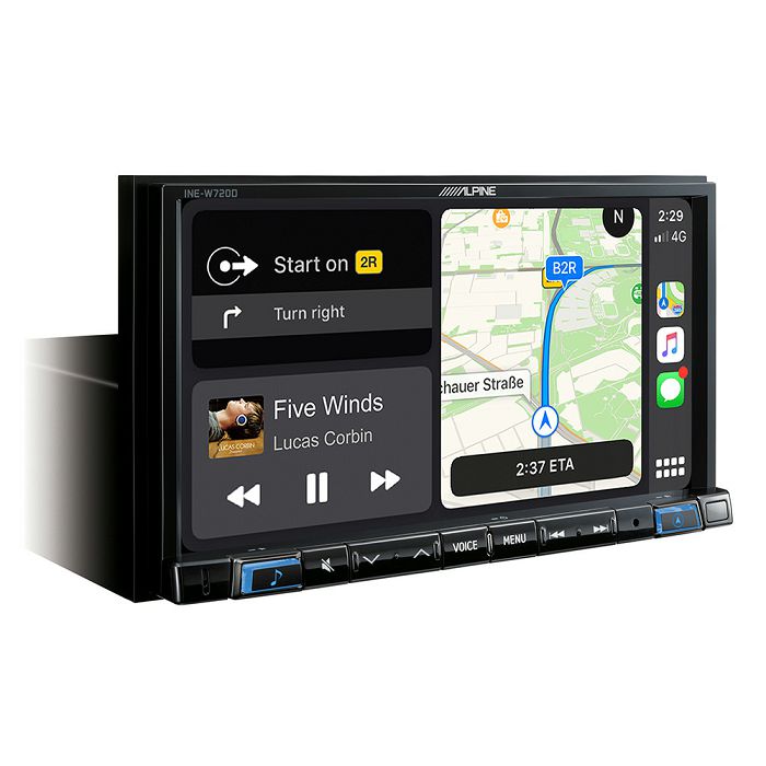 Multimedijska jedinica i navigacija ALPINE INE-W720D (7", Bluetooth, Apple CarPlay, Android Auto) + POKLON PARKING KAMERA APLINE HCE-C1100D