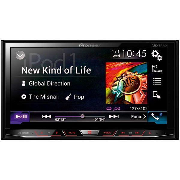 Multimedija PIONEER AVH-X8600BT (Bluetooth, USB, CD, DVD, iPhone/iPod, ANDROID)