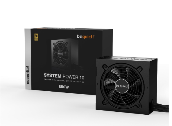 Napajanje BE QUIET! System Power 10 (850 W, 20+4 pin ATX) crno-1