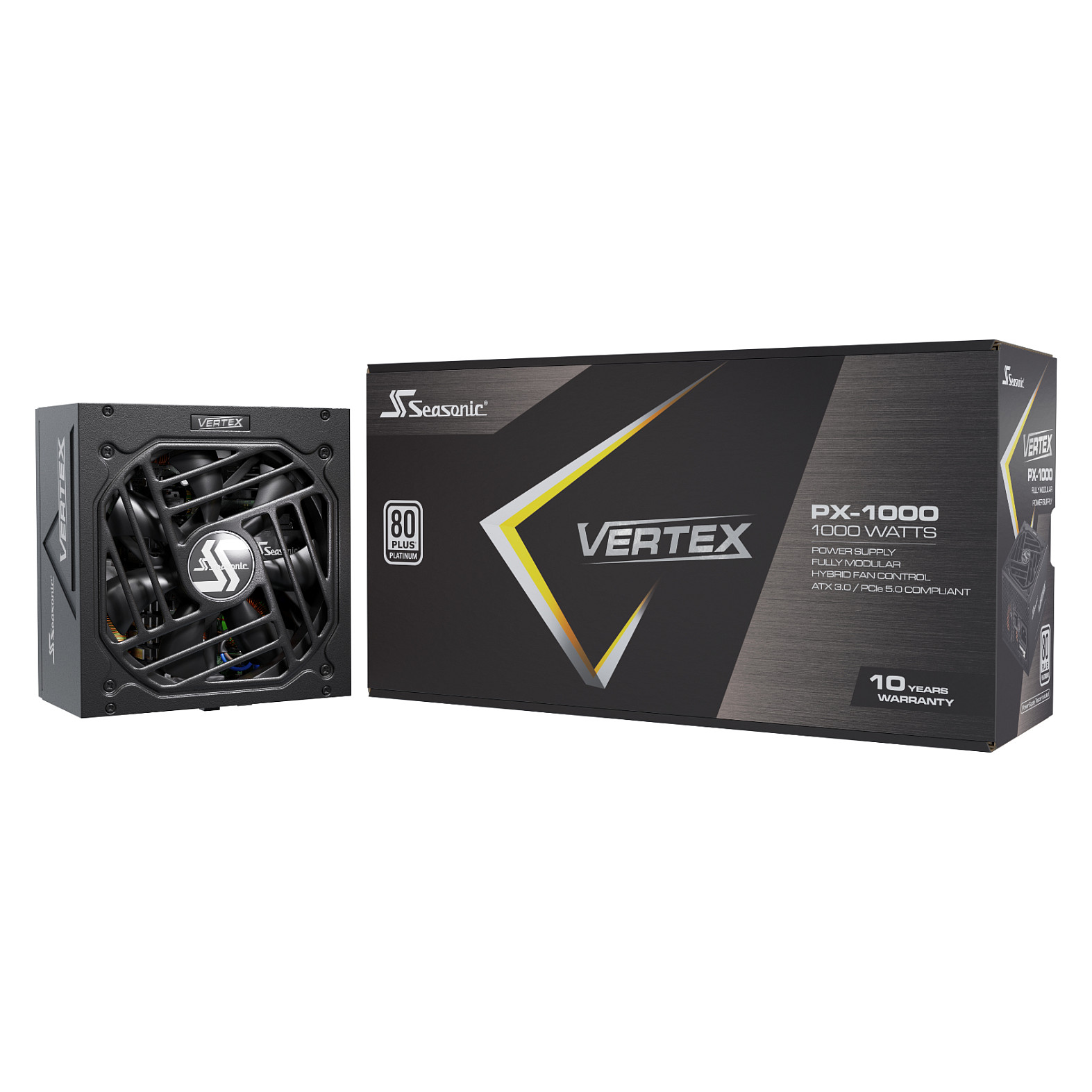 Napajanje Seasonic 1000W, VERTEX PX-1000, Full modular, 80 PLUS Platinum, ATX 3.0, VERTEX PX-1000, 12102PXAFS-5
