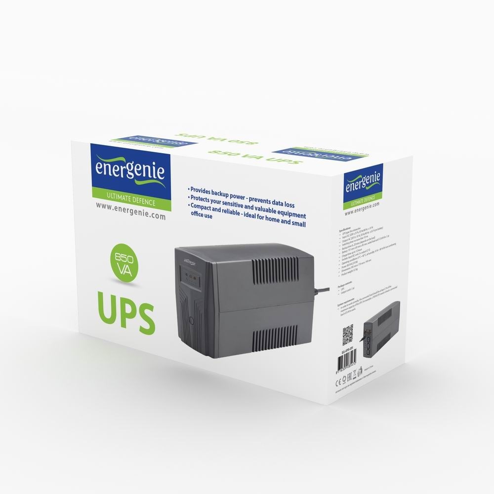 Neprekidno napajanje GEMBIRD EG-UPS-B850 (Line-Interactive, 0.85 kVA, 510 W)-1