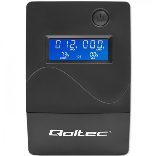 Neprekidno napajanje UPS QOLTEC Monolith (1000VA, 600W, LCD, USB, RJ45)-2