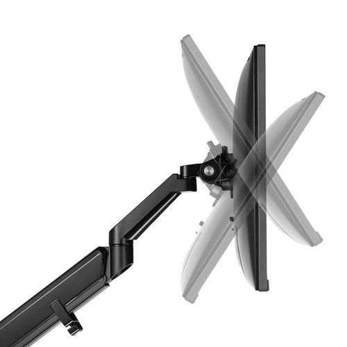 Nosač za monitor ERGO OFFICE ER-405B (stolni, podesivi, rotirajući, 13" - 32", VESA)-6