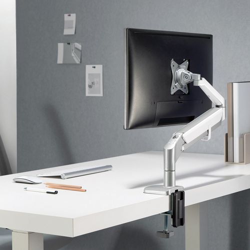 Nosač za monitor ERGO OFFICE ER-405G (univerzalni VESA, nagib, okretanje, 13 - 32)-12