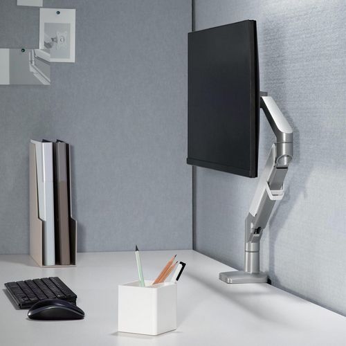Nosač za monitor ERGO OFFICE ER-405G (univerzalni VESA, nagib, okretanje, 13 - 32)-10