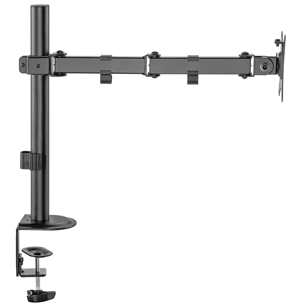 Maclean MC-753N LCD Monitor Desk Mount 17-32" 9kg VESA 75x75 100x100 Single Arm Extendable Adjustable-6