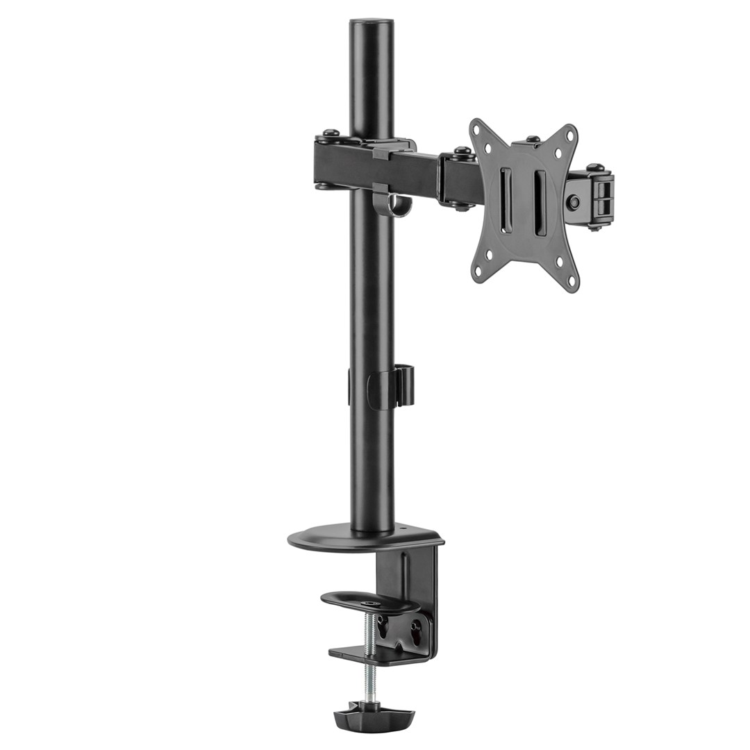 Maclean MC-753N LCD Monitor Desk Mount 17-32" 9kg VESA 75x75 100x100 Single Arm Extendable Adjustable-2
