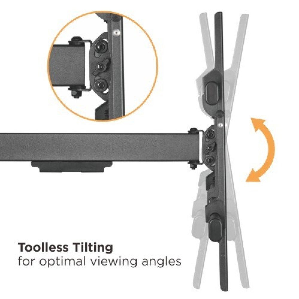 Nosač za TV zidni TECHLY ICA-PLB 490 (43"- 80", do 50 kg, nagib -15 - 5°, zakret -90 - 90°)-0