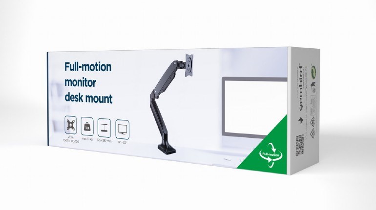 Nosač za zaslon GEMBIRD MA-DA1-03 (zglobni, 17”-35”, do 10 kg)-13
