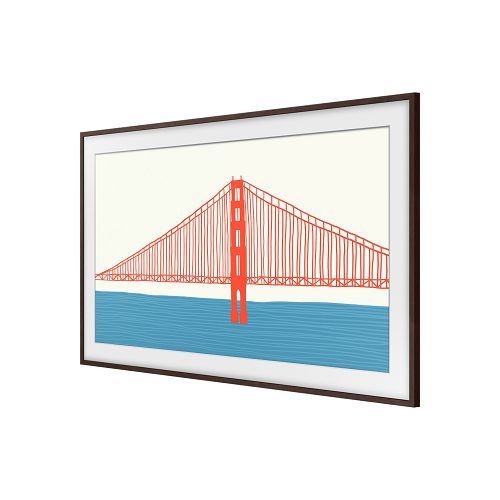 Okvir za Frame TV SAMSUNG 75" (2022) VG-SCFA75BWBXC, smeđi-0