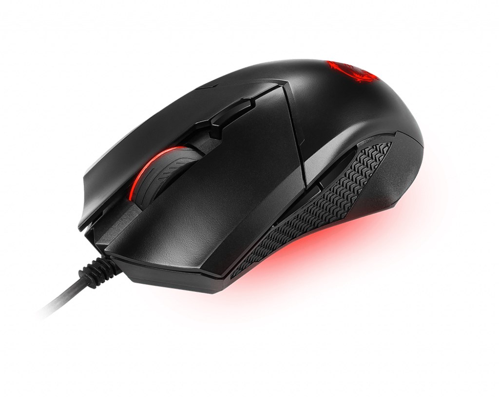MSI CLUTCH GM08 Optical Gaming Mouse '4200 DPI Optical Sensor, 6 Programmable button, Symmetrical design, Durable switch with 10+ Million Clicks, Weight Adjustable, Red LED'-3