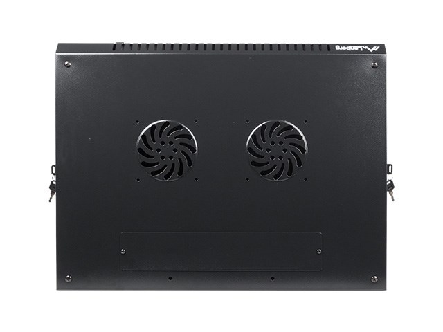 Ormar za ugradnju na zid Lanberg 19'' 12U 600x450mm crni (staklena vrata)-4