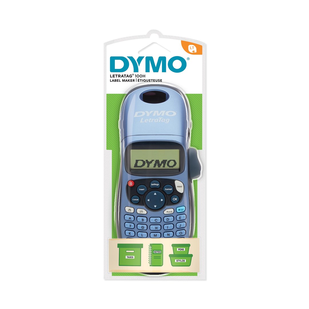 Označivač etiketa DYMO LetraTag 100H (plava, prijenosni, termalni ispis)-1