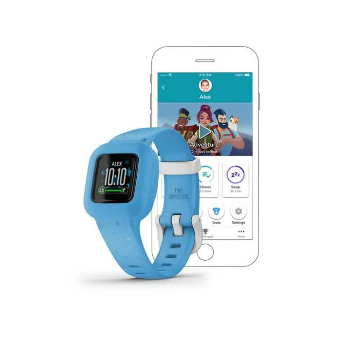 Pametna narukvica dječja GARMIN vivofit jr. 3 BlueStars, 010-02441-02-3