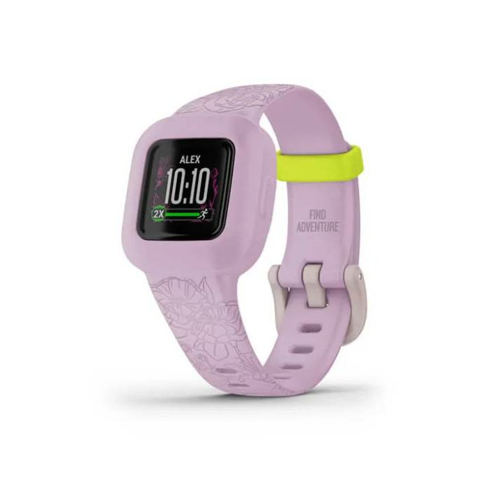 Pametna narukvica dječja GARMIN vivofit jr. 3 Lilac Floral, 010-02441-01-0