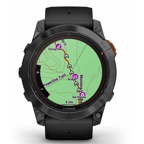 Pametni sat GARMIN fenix 7X Pro Solar, Slate Gray SS crni remen, 010-02778-01-2
