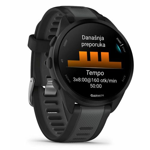Pametni sat GARMIN Forerunner 165 black slate, 010-02863-20-1