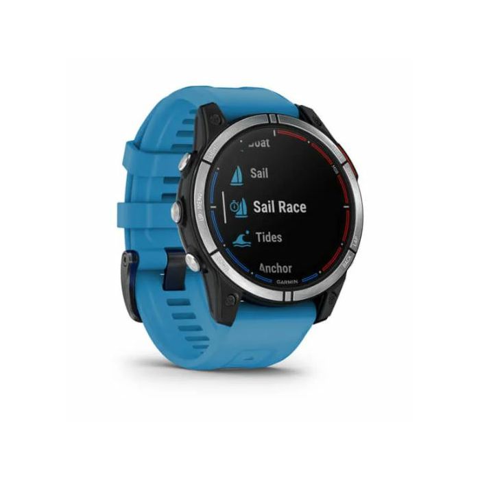 Pametni sat GARMIN Quatix 7, Blue Silicone Strap, 47mm, 010-02540-61,-4