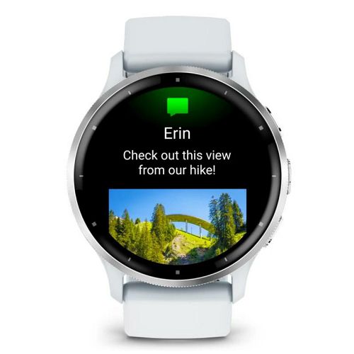 Pametni sat GARMIN Venu 3, Silver Stainless Steel Bezel with Whitestone Case and Silicone Band, 45mm-3