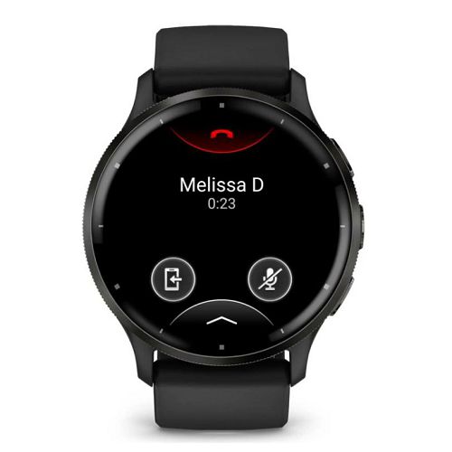 Pametni sat GARMIN Venu 3, Slate Stainless Steel Bezel with crna Case and Silicone Band, 45mm, 010-02784-01-3