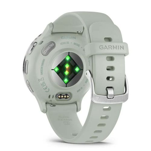 Pametni sat GARMIN Venu 3S, Silver Stainless Steel Bezel with Sage Gray Case and Silicone Band, 41mm-6