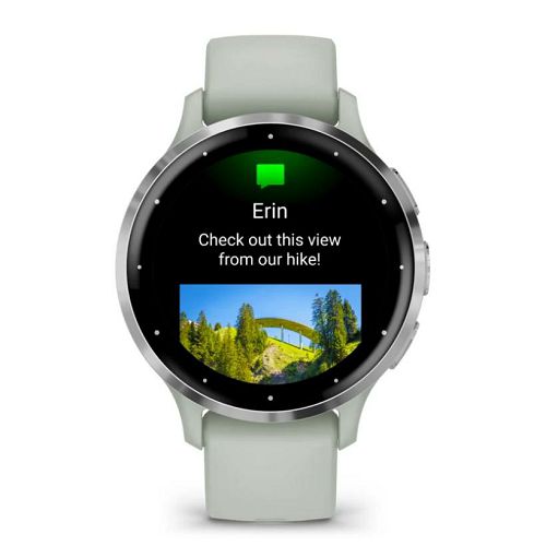 Pametni sat GARMIN Venu 3S, Silver Stainless Steel Bezel with Sage Gray Case and Silicone Band, 41mm-2