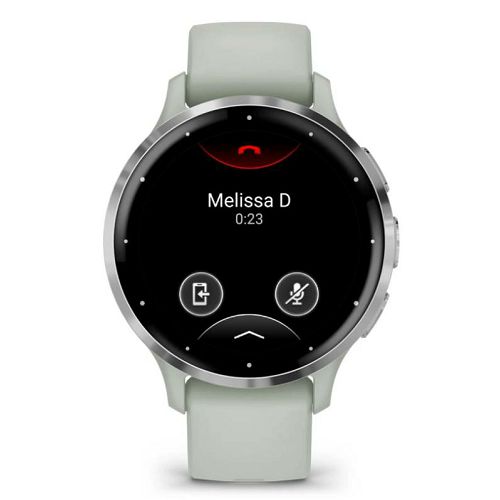 Pametni sat GARMIN Venu 3S, Silver Stainless Steel Bezel with Sage Gray Case and Silicone Band, 41mm-4