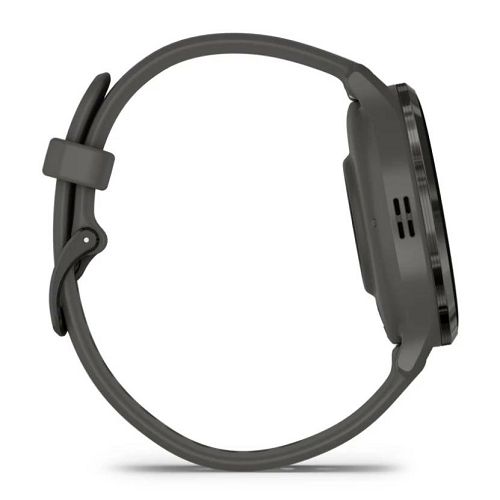 Pametni sat GARMIN Venu 3S, Slate Stainless Steel Bezel with Pebble Gray Case and Silicone Band, 41mm, 010-02785-00-6
