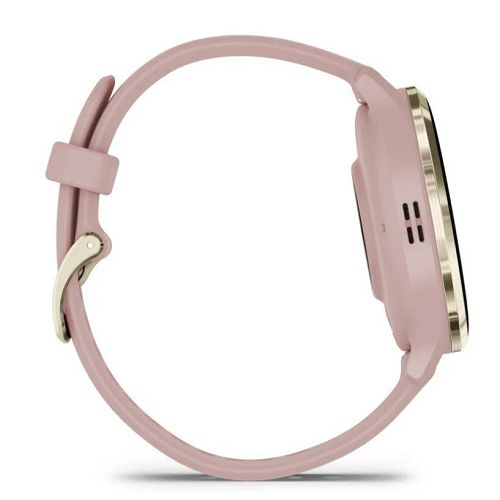 Pametni sat GARMIN Venu 3S, Soft Gold Stainless Steel Bezel with Dust Rose Case and Silicone Band, 41mm, 010-02785-03-5