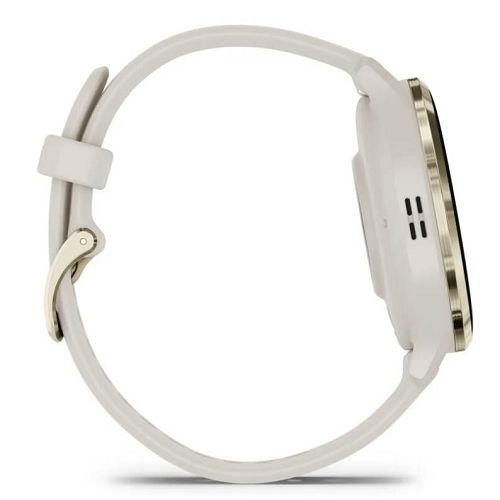 Pametni sat GARMIN Venu 3S, Soft Gold Stainless Steel Bezel with Ivory Case and Silicone Band, 41mm, 010-02785-04-5