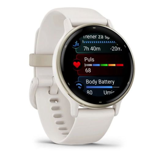 Pametni sat GARMIN Vivoactive 5 Ivory Cream Gold, 010-02862-11-1