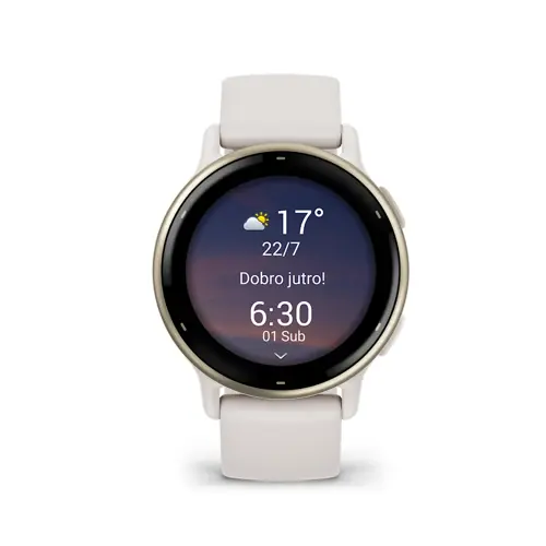 Pametni sat GARMIN Vivoactive 5 Ivory Cream Gold, 010-02862-11-2