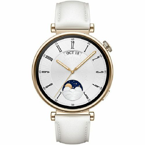 Pametni sat HUAWEI WATCH GT 4 (41 mm, AMOLED, GPS, 5ATM, Light Gold White Leather)-1