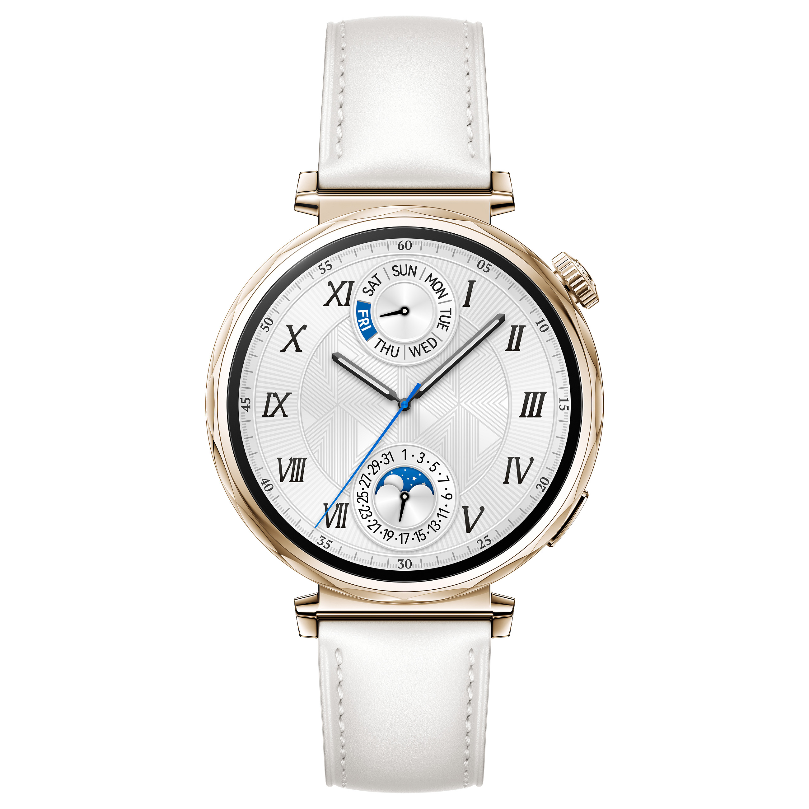 Pametni sat HUAWEI WATCH GT 5 41mm (AMOLED, bijeli, kožni remen)-4