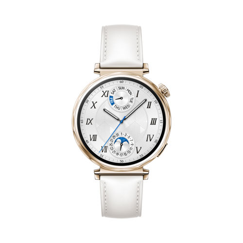 Pametni sat HUAWEI WATCH GT 5 41mm (AMOLED, bijeli, kožni remen)-3