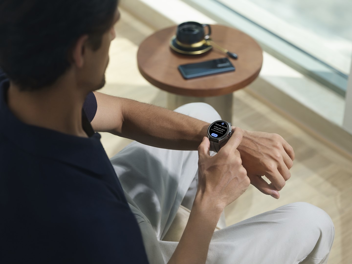 Pametni sat XIAOMI Watch 2 Pro (4G LTE, 47mm, smeđa srebrna)-3