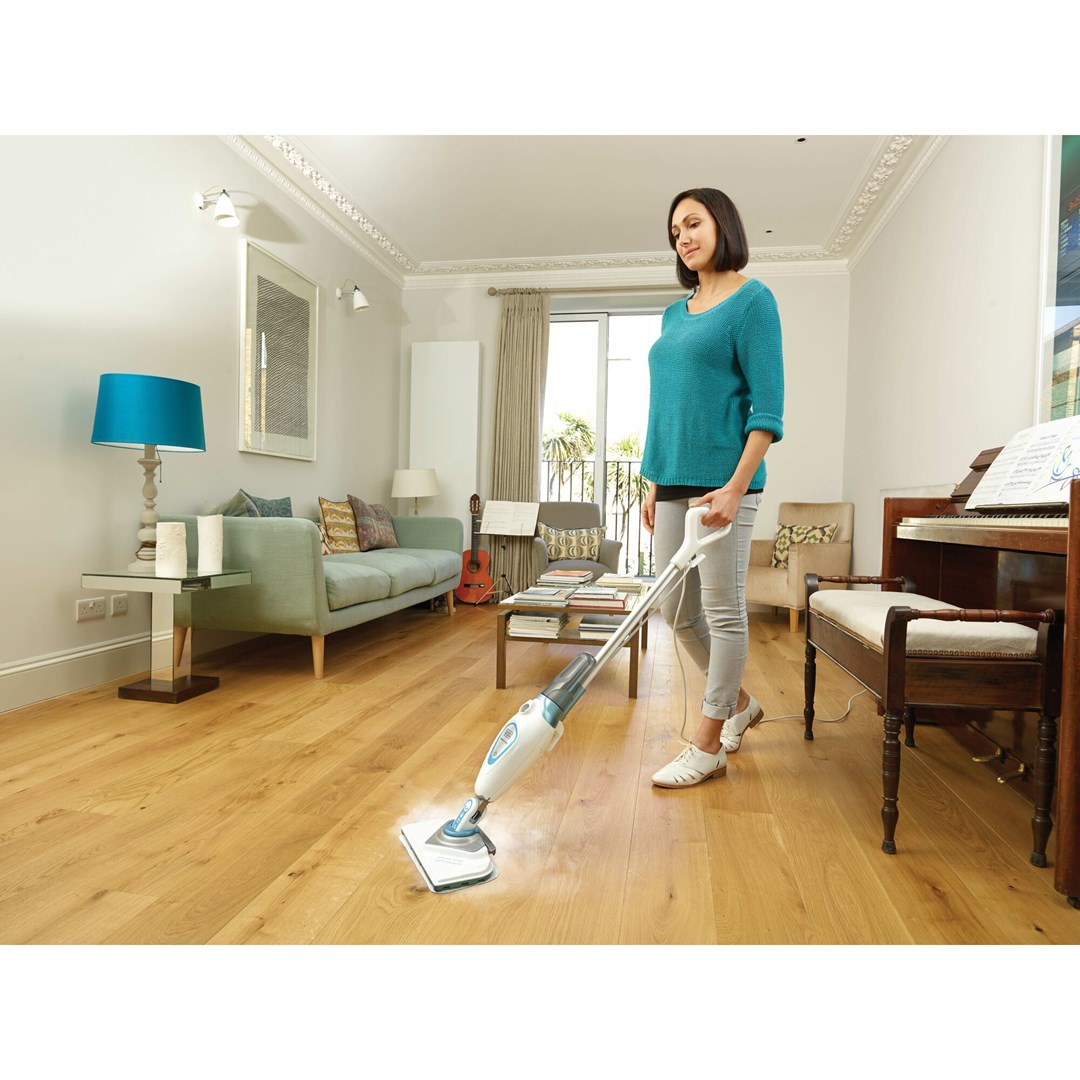 Parni čistač BLACK & DECKER FSM1616-QS (Bijela, 1600W, Bežična)-4