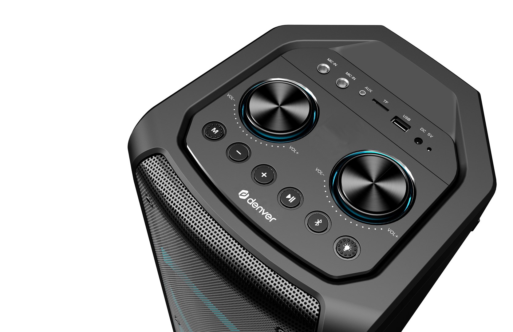 Party zvučnik DENVER BPS-352 (300W, Bluetooth, USB, LED svjetla)-6
