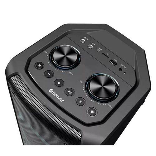 Party zvučnik DENVER BPS-352 (300W, Bluetooth, USB, LED svjetla)-3