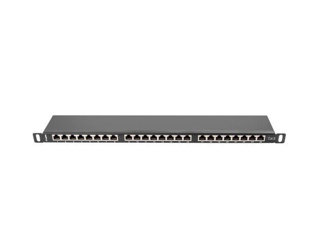 Patch panel LANBERG PPS6-0024-B (0.5U, crna)-3