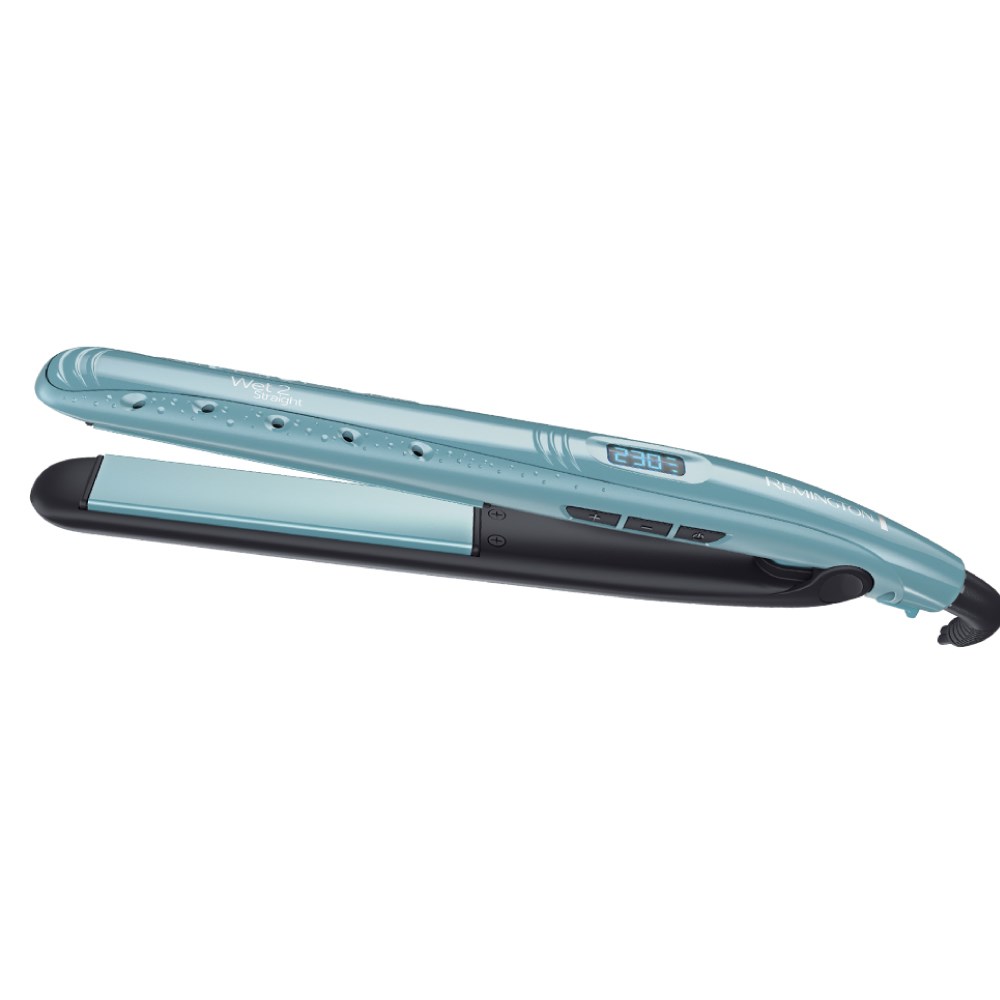 Remington S7300 hair styling tool Straightening iron Warm Black,Blue-2