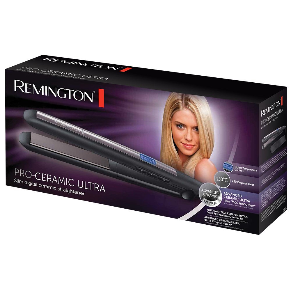 Pegla za kosu REMINGTON S5505 Pro-Ceramic Ultra (Advanced Ceramic Ultra premaz, 110 mm plutajuće ploče, podesiva digitalna temperatura 150–230 °C, brzo zagrijavanje, automatsko isključivanje)-4