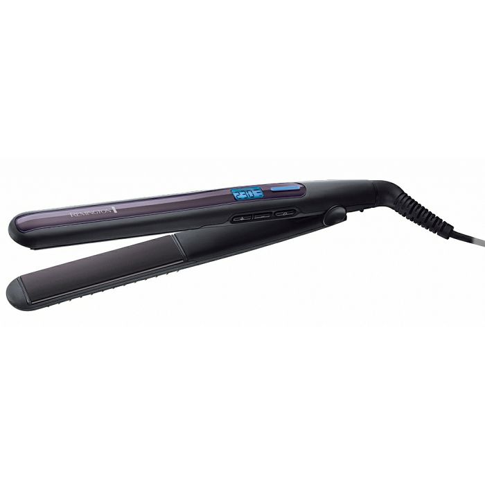 Pegla za kosu REMINGTON S6505 Pro Sleek and Curl (ultrakeramičke ploče, 10 temperatura 150–230 °C, brzo zagrijavanje 15 s, digitalni zaslon, automatsko isključivanje)-0
